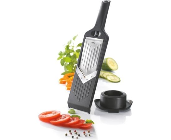 GEFU VIOLI slicer Manual Black ABS synthetics, Stainless steel