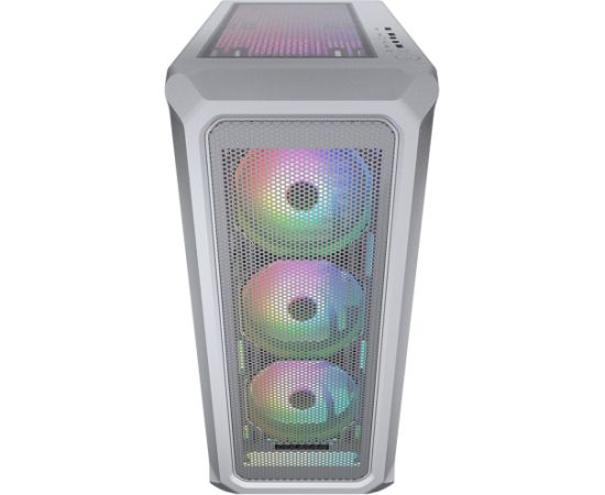 COUGAR | Archon 2 Mesh RGB (White) | PC Case | Mid Tower / Mesh Front Panel / 3 x ARGB Fans / 3mm TG Left Panel