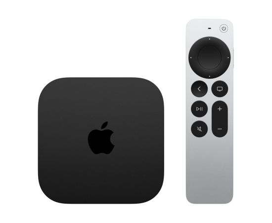 Apple TV 4K Black, Silver 4K Ultra HD 64 GB Wi-Fi