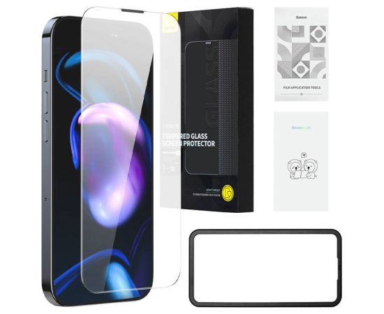 Baseus Schott HD Tempered Glass with dust filter 0.3mm for iPhone 14 Pro