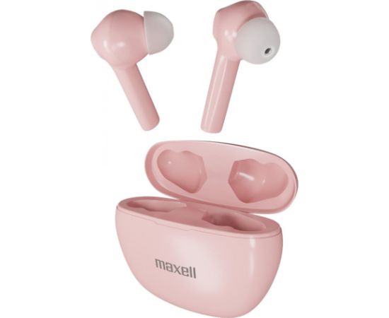 Maxell Dynamic+ wireless headphones with charging case Bluetooth pink Наушники