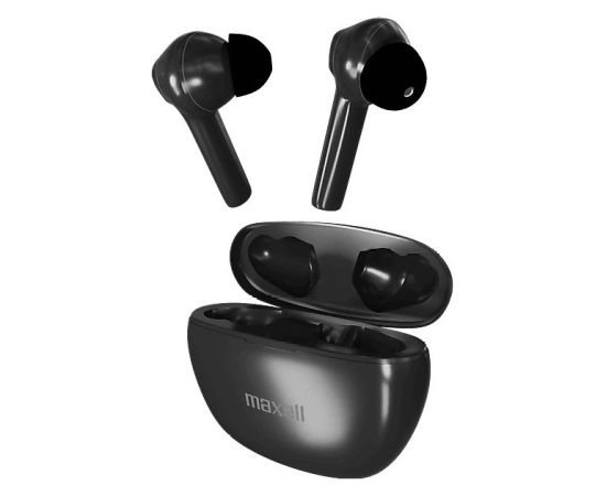 Maxell Dynamic+ wireless headphones with charging case Bluetooth black Наушники