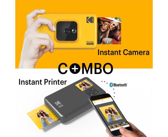 Kodak Mini Shot 2  Camera and Printer Combo Yellow