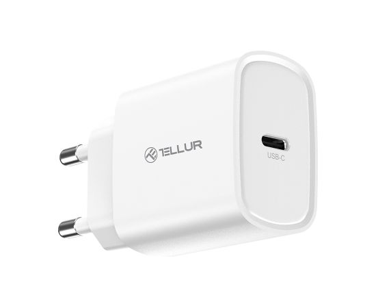 Tellur 20W USB-C PD wall charger white