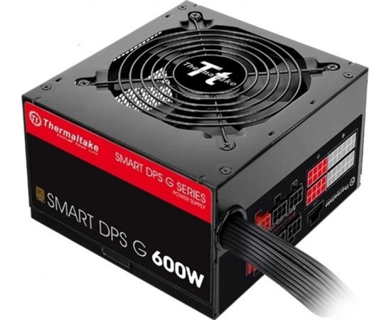 Power Supply | THERMALTAKE | 600 Watts | Peak Power 720 Watts | Efficiency 80 PLUS BRONZE | PFC Active | MTBF 120000 hours | PS-SPG-0600DPCBEU-B