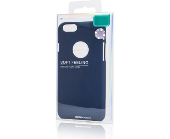 Mercury Soft feeling Super Plāns TPU Matētas virsmas aizmugures maks-apvalks priekš Xiaomi Redmi Note 5 / Redmi 5 Plus Tumši zils