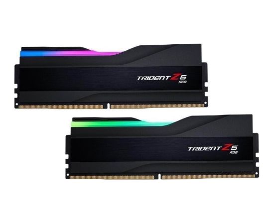 G.Skill DDR5 32GB - 8000 - CL - 38 - Dual-Kit - DIMM - F5-8000J3848H16GX2-TZ5RK, Trident Z5 RGB, XMP, black