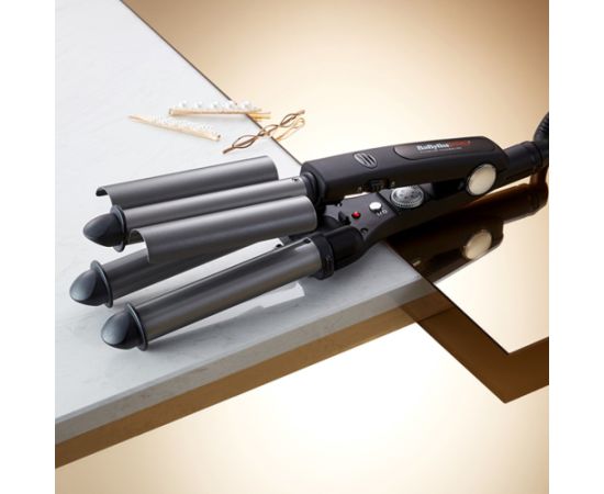 BaBylissPRO TRIPPLE WAVER Curling iron Warm Black 125 W 106.3" (2.7 m)