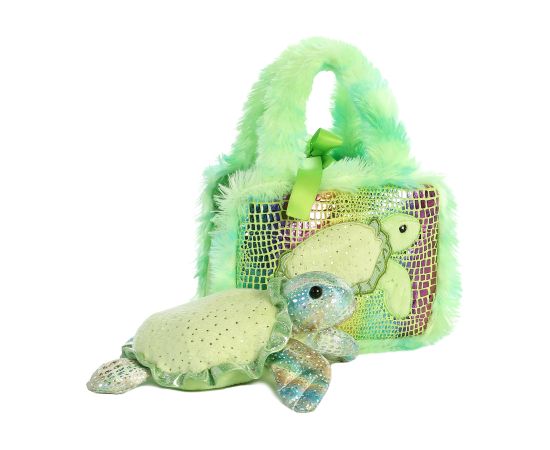 AURORA Fancy Pals плюшевая игрушка, черепаха в сумке, 20 см