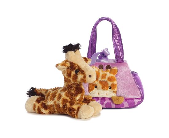 AURORA Fancy Pals плюшевая игрушка, жираф в сумке, 20 см