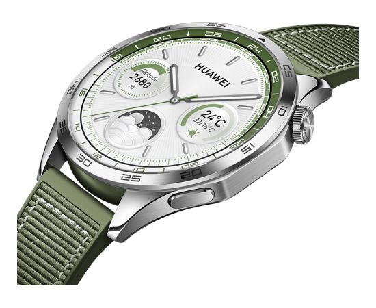 Huawei Watch GT 4 46mm, silver/green