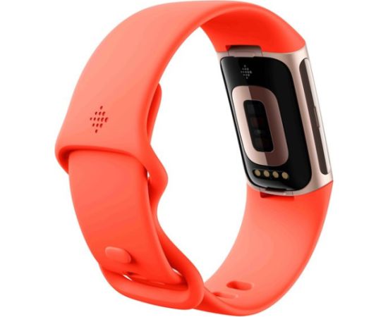 Fitbit Charge 6, coral/champagne gold