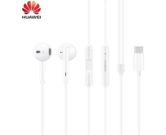 Huawei CM33 USB-C Edition Austiņas ar mikrofonu un pulti 1.1m Balts (OEM)