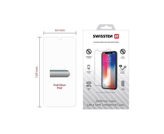 Swissten Ultra Slim Tempered Glass Premium 9H Aizsargstikls Samsung A405 Galaxy A40