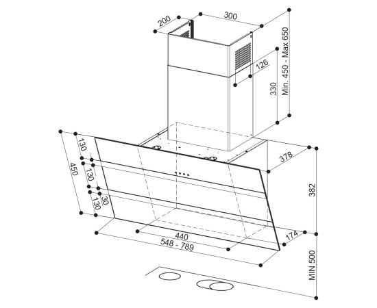 Hood Faber Steelmax EG8 BK/X A55