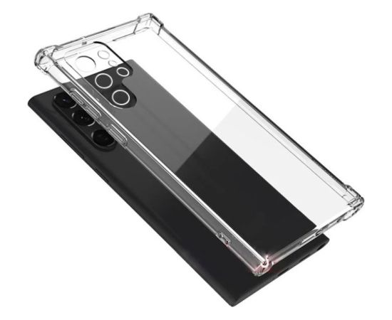Mocco Ultra Back Case 1 mm Aizmugurējais Silikona Apvalks Priekš Samsung Galaxy S22 Ultra 5G Caurspīdīgs