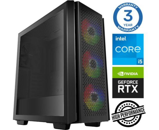 INTOP i5-12400F 16GB 250SSD M.2 NVME RTX3060 12GB no-OS