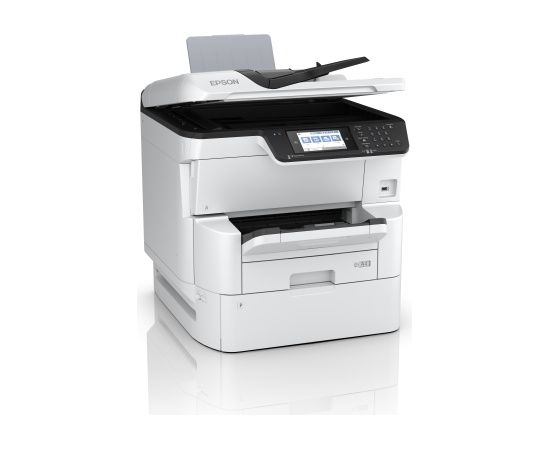 Принтер Epson WorkForce Pro WF-C878RDWF, принтер, струйное МФУ, цветное A3, 335 листов. 33,6 Кбит/с, локальная сеть, Wi-Fi, USB