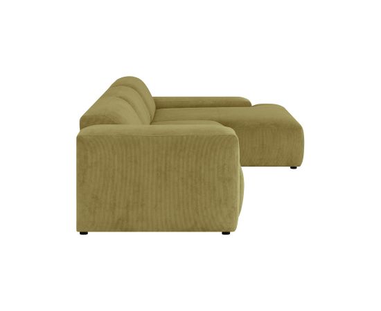 Corner sofa LEHTE 3-seater, right corner, green