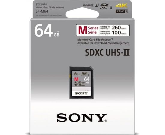 Sony SF-64M 64GB SD Card UHS-II Class 10