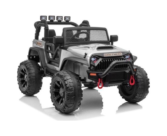 Lean Cars Jeep JC666 Electric Ride On Car Silver Painted