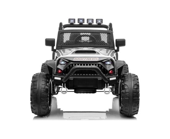 Lean Cars Jeep JC666 Electric Ride On Car Silver Painted