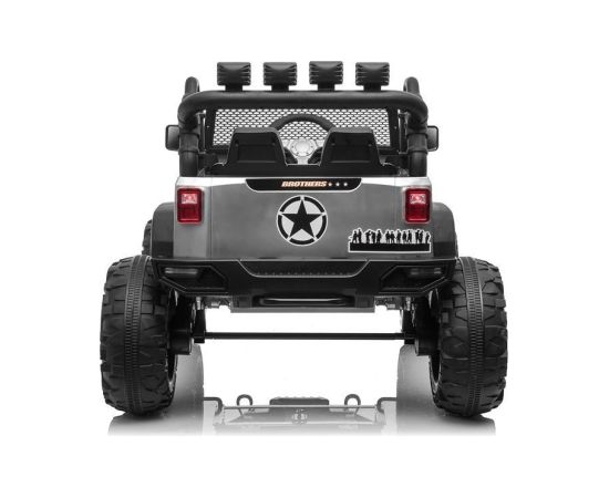 Lean Cars Jeep JC666 Electric Ride On Car Silver Painted
