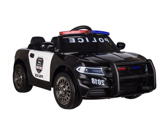 Lean Cars Police Electric Ride-On Car - Black