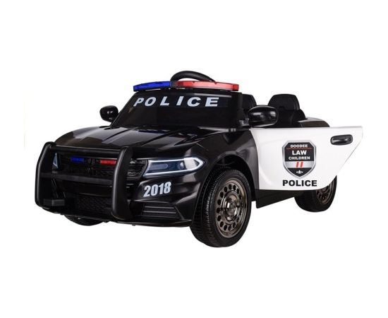 Lean Cars Police Electric Ride-On Car - Black
