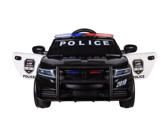 Lean Cars Police Electric Ride-On Car - Black