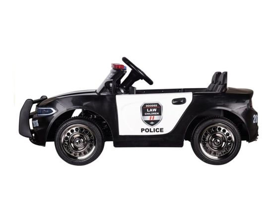 Lean Cars Police Electric Ride-On Car - Black
