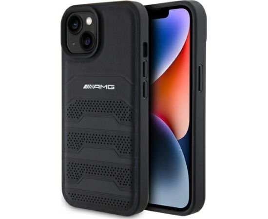 3MK AMG Leather Debossed Lines Back Case Защитный Чехол для Apple iPhone 15 Plus