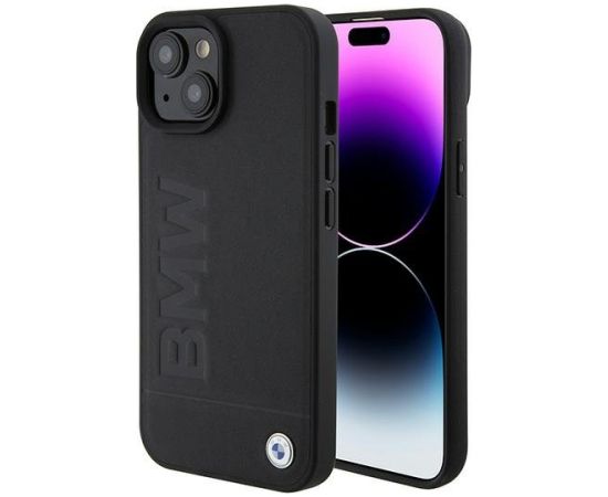 BMW Signature Logo Imprint Back Case Защитный Чехол для Apple iPhone 15