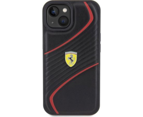 vFerrari Twist Metal Logo Back Case Защитный Чехол для Apple iPhone 15