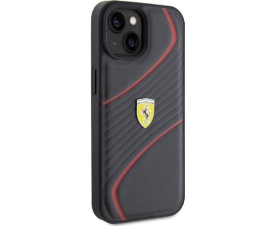 vFerrari Twist Metal Logo Back Case Защитный Чехол для Apple iPhone 15