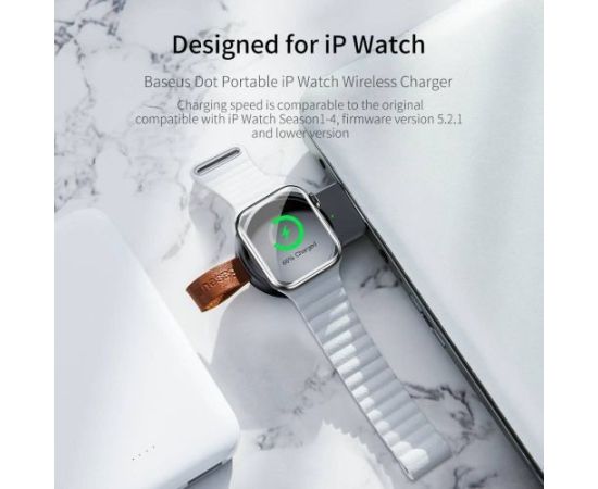 Baseus WXYDIW02 / 01 Bezvadu lādētājs Dotter Priekš Apple Watch