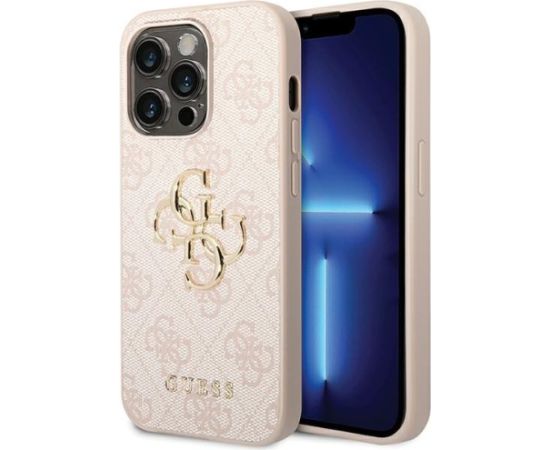 Guess 4G Big Metal Logo Back Case Aizsargapvalks Priekš Apple iPhone 15 Pro Max