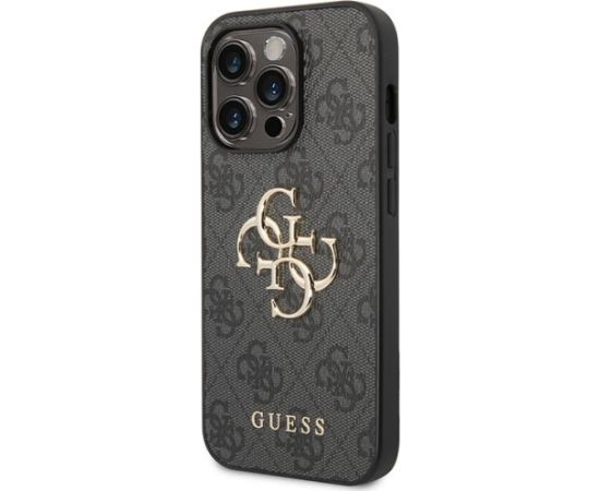 Guess 4G Big Metal Logo Back Case Защитный Чехол для Apple iPhone 15 Pro