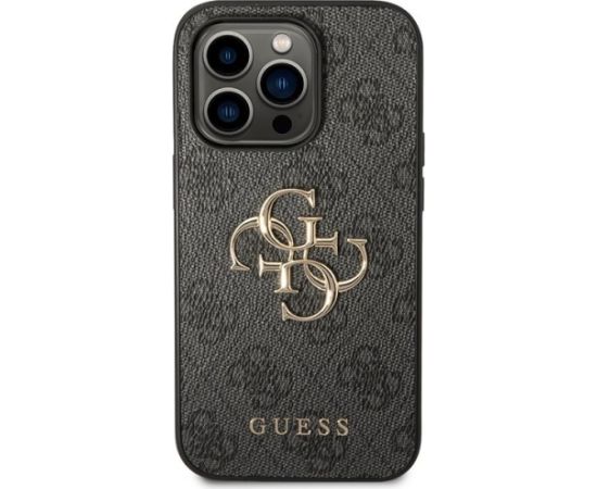 Guess 4G Big Metal Logo Back Case Aizsargapvalks Priekš Apple iPhone 15 Pro