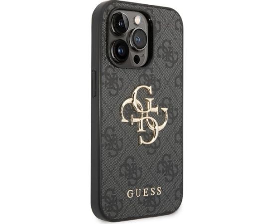 Guess 4G Big Metal Logo Back Case Aizsargapvalks Priekš Apple iPhone 15 Pro