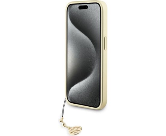 Guess 4G Charms Collection Back Case Aizsargapvalks Priekš Apple iPhone 15 Pro Max