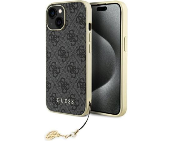 Guess 4G Charms Collection Back Case Aizsargapvalks Priekš Apple iPhone 15