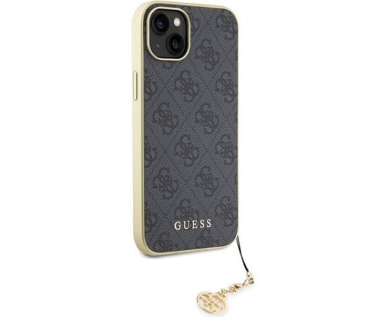 Guess 4G Charms Collection Back Case Aizsargapvalks Priekš Apple iPhone 15 Plus