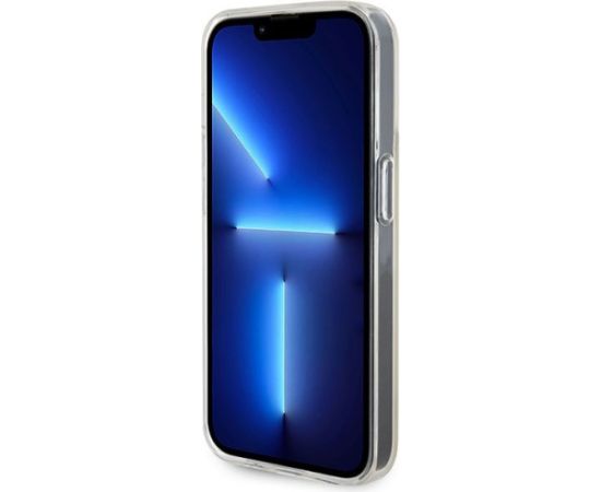 Guess IML Faceted Mirror Disco Iridescent Case Aizsargapvalks Priekš iPhone Apple 15 Pro
