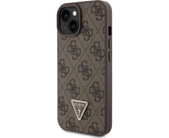 Guess Crossbody 4G Metal Logo Back Case Aizsargapvalks Priekš Apple iPhone 15 Plus