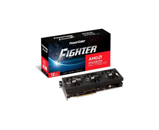 Power Color Graphics card PowerColor Radeon RX 7700 XT Fighter 12GB OC GDDR6