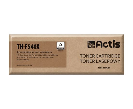 Actis TH-F540X toner (replacement for HP 203X CF540X; Standard; 3200 pages; black)