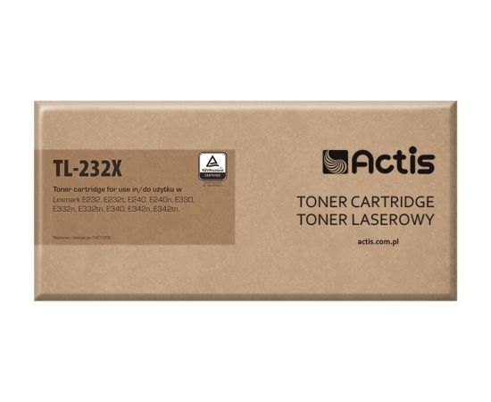 Actis TL-232X toner (replacement for Lexmark 24016SE/34016SE; Standard; 6000 pages; black)