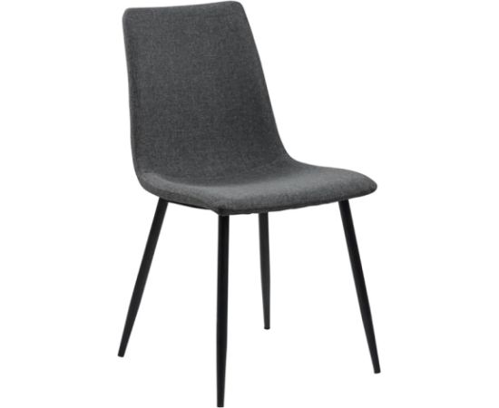 Krēsls WINNIE 45x56.5x85cm melns/pelēks