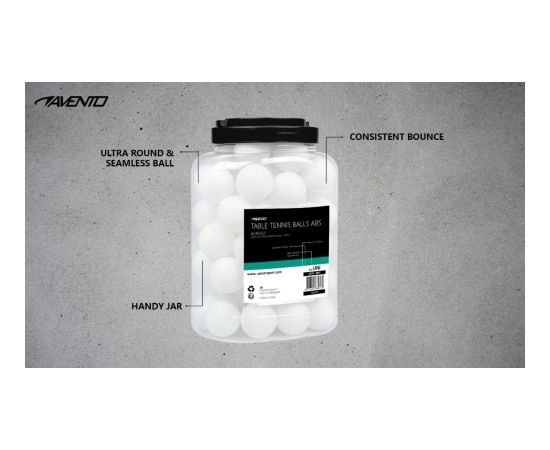 Table tennis balls AVENTO 46TR 60pcs white